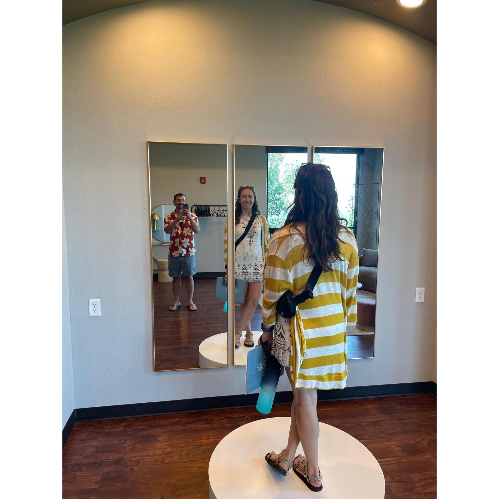 Picking out our wedding venue!