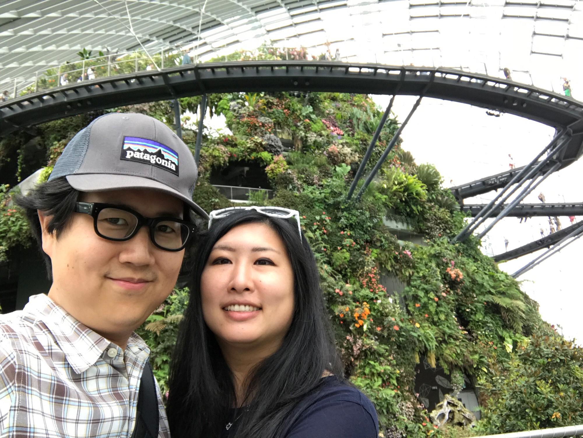 Another shot of us in Singapore.