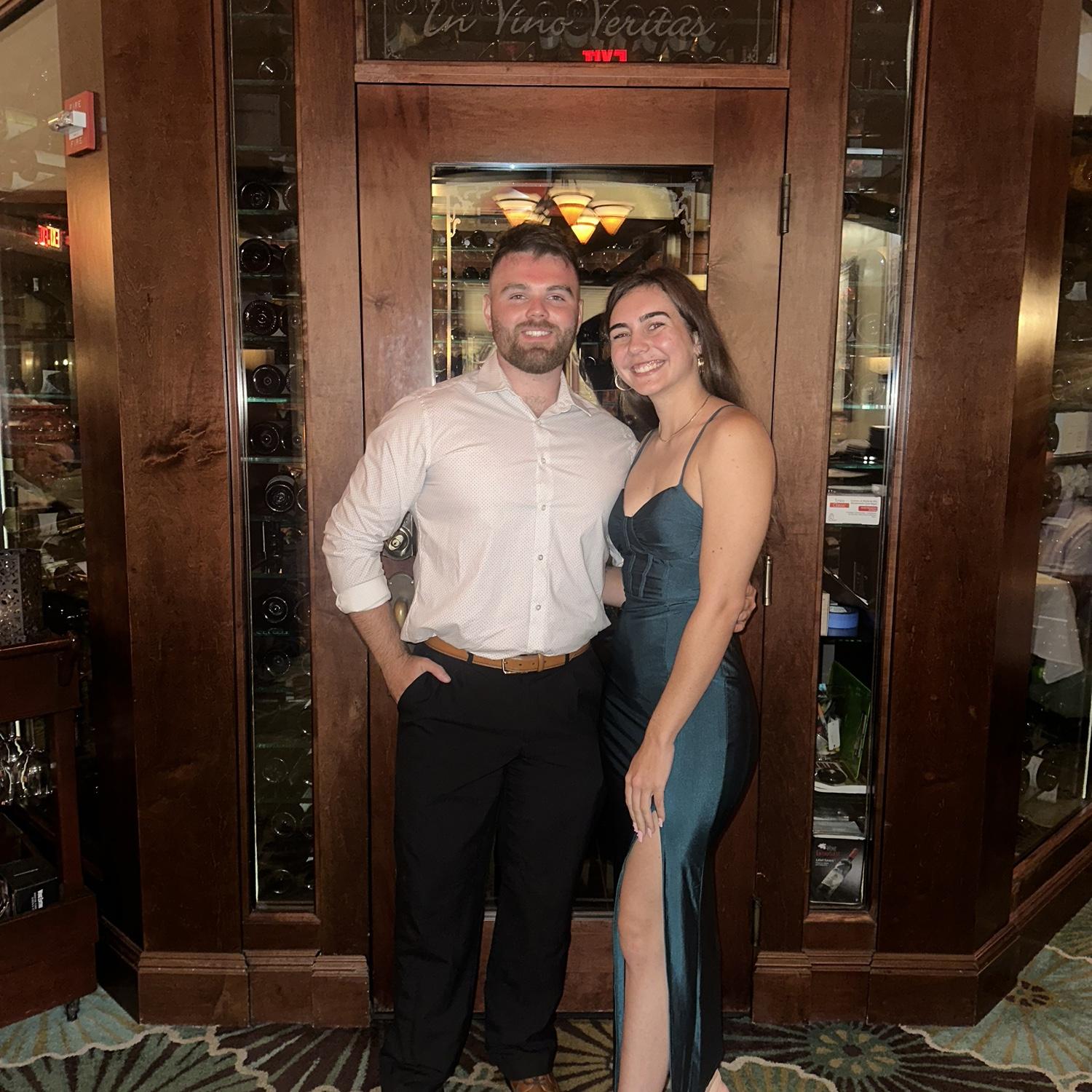 Within the first month Christopher officially asked Kazha at dinner to be his girlfriend at Angelina’s Ristorante
