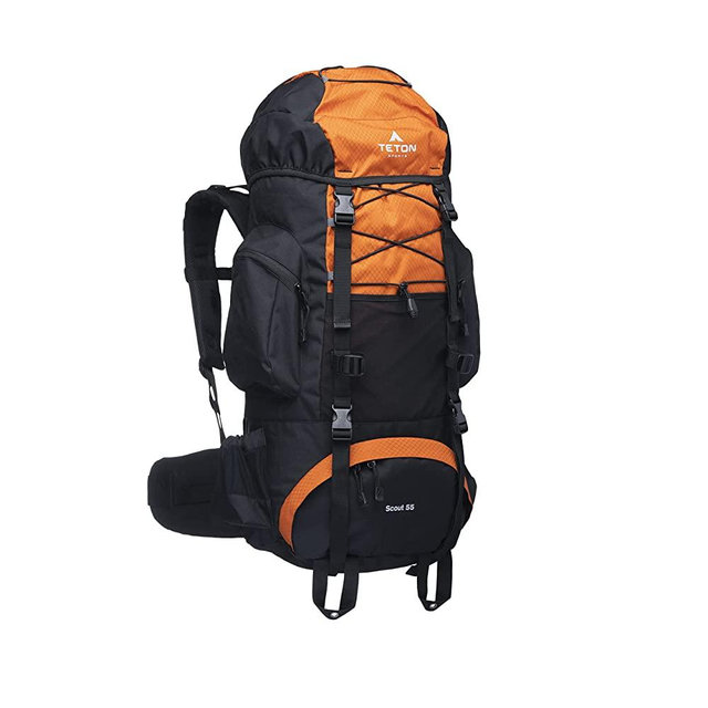TETON Sports Internal Frame, Burnt Orange, 55L
