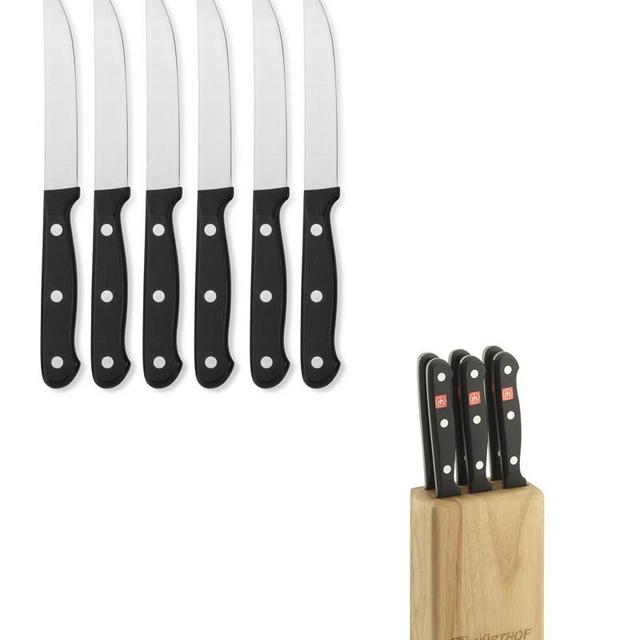 Wüsthof Gourmet 6-Piece Steak Knife Block Set
