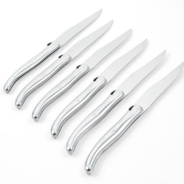 Laguiole Steak Knives, Set of 6 - Stainless Steel