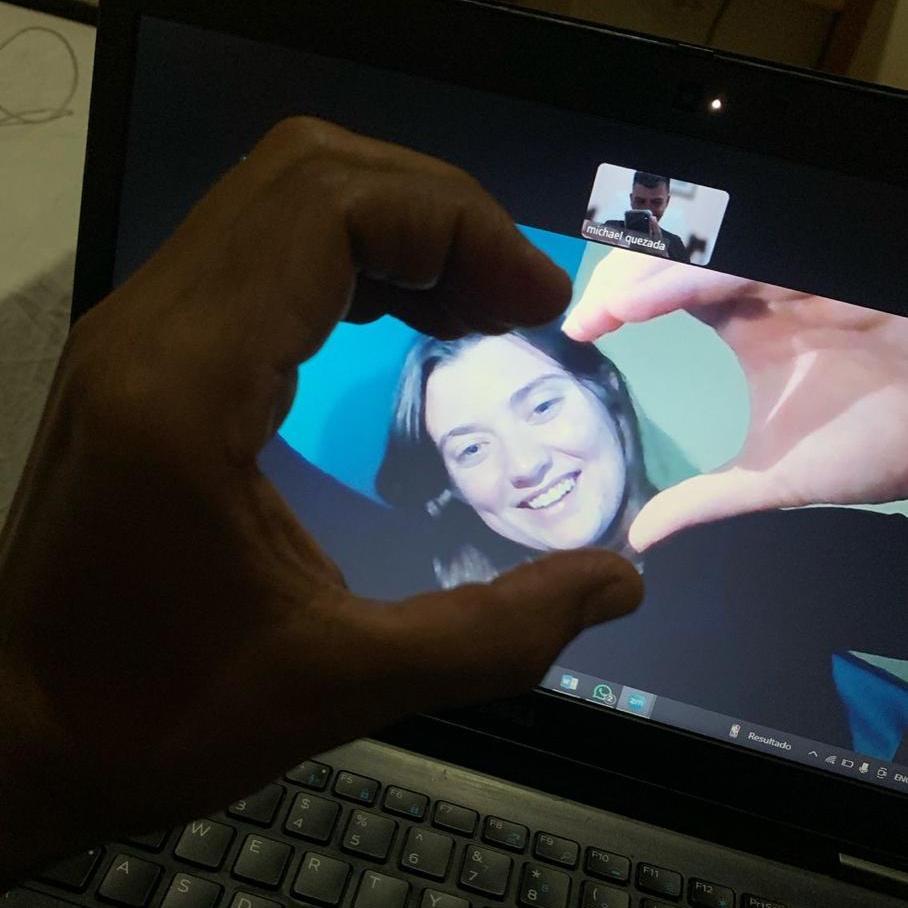 One of our virtual dates :)