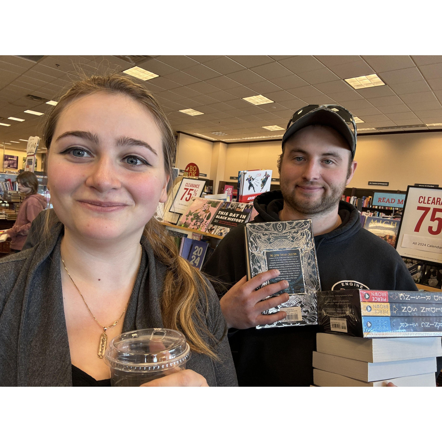 We knew it was true love once we both saw how much we both spend at Barnes and Noble.