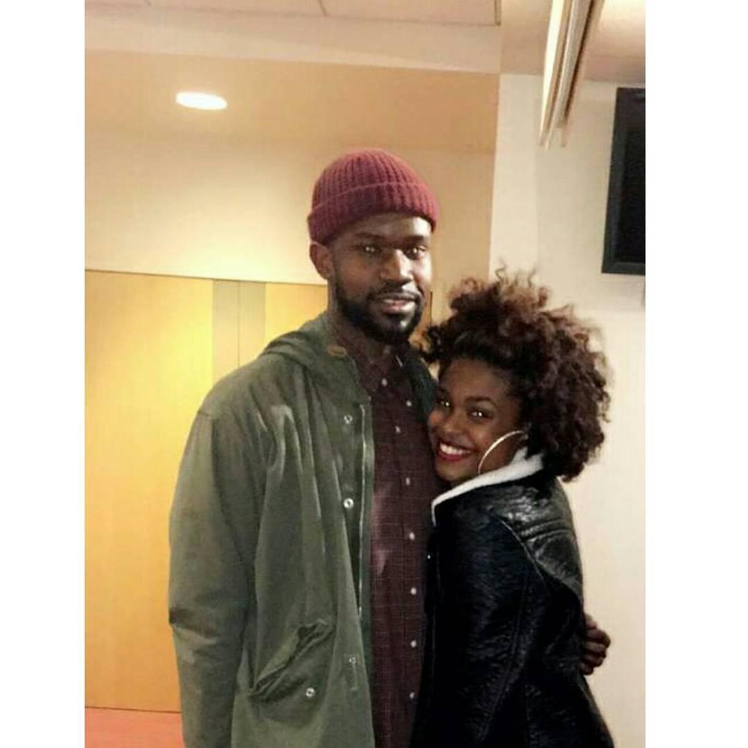 Our first photo together and our first Valentine's Day