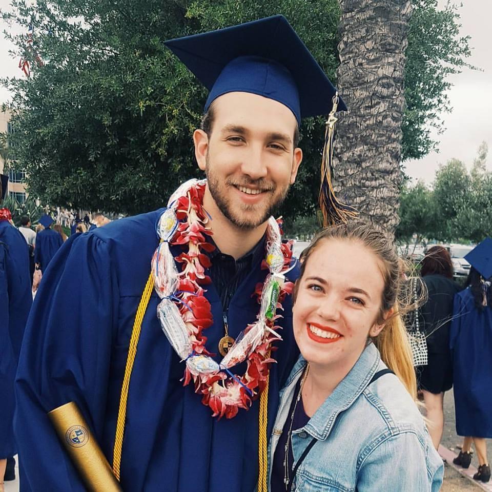 Jared's college graduation 2017