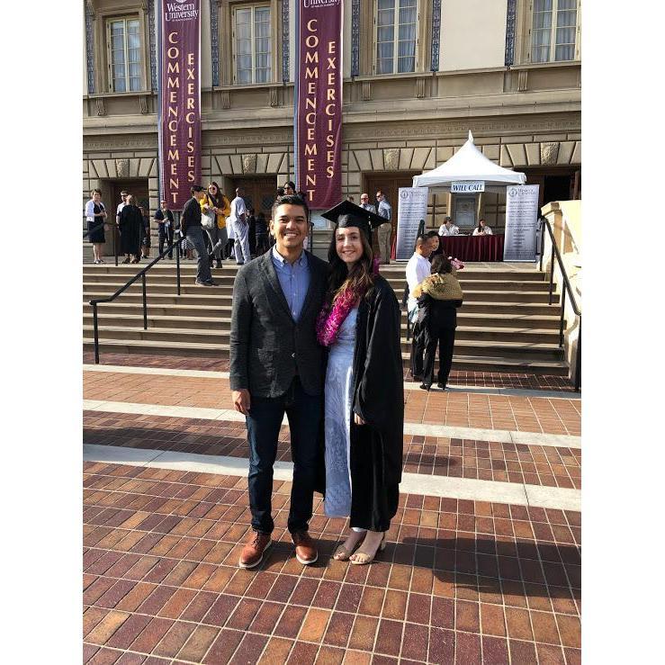 Erika's graduation from Physician Assistant (PA) school