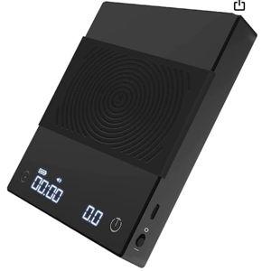 TIMEMORE Coffee Scale Basic 2.0 Electronic Espresso Scale with with Timer,2000 Grams and Water Flow Rate and Timer Function, Flow Rate Display 2024 Upgraded Version