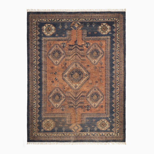 Malia Reversible Rug, Midnight, 8X10
