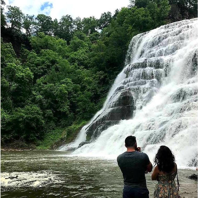 Never too far from a waterfall - Ithaca Falls, NY