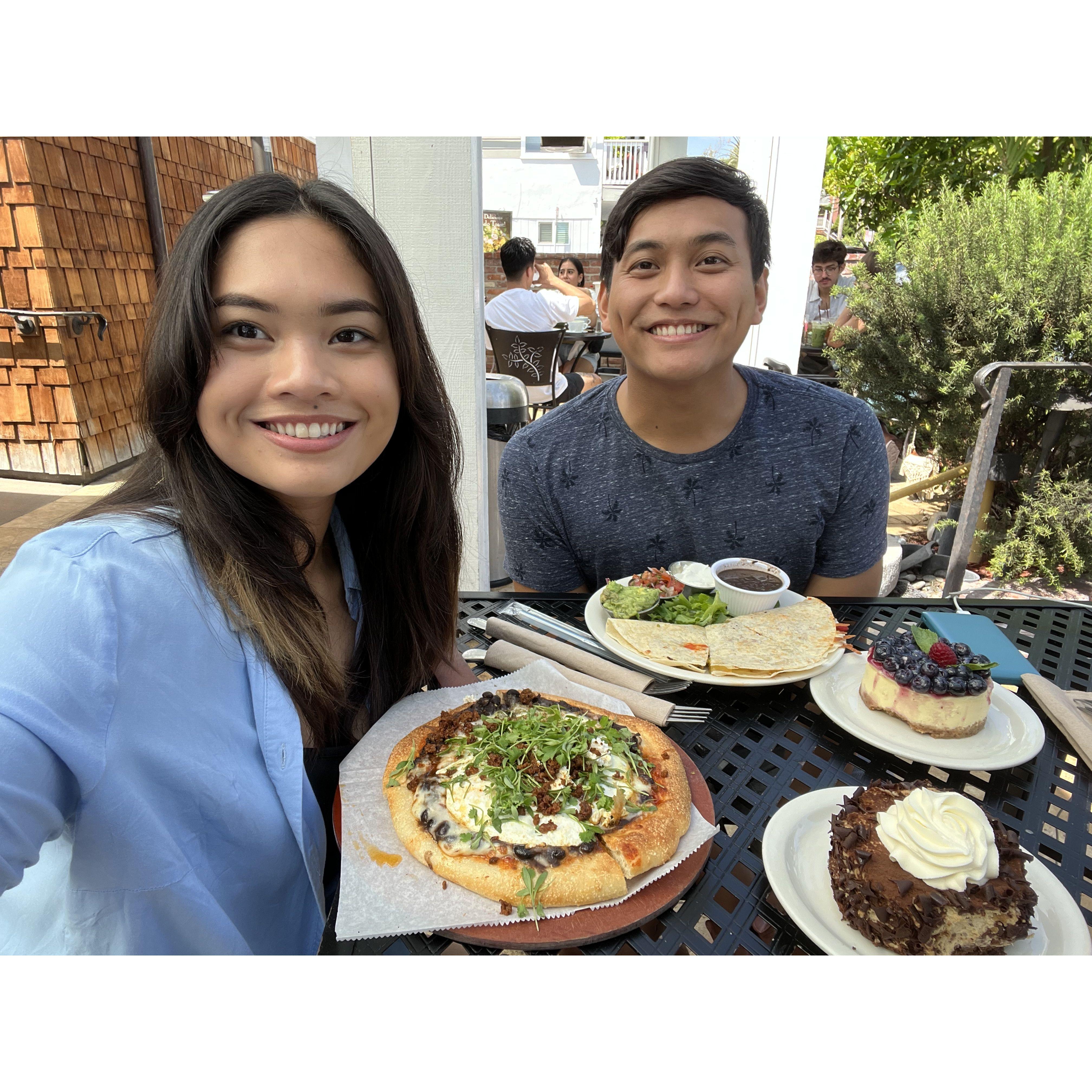Our first date in Laguna, CA!