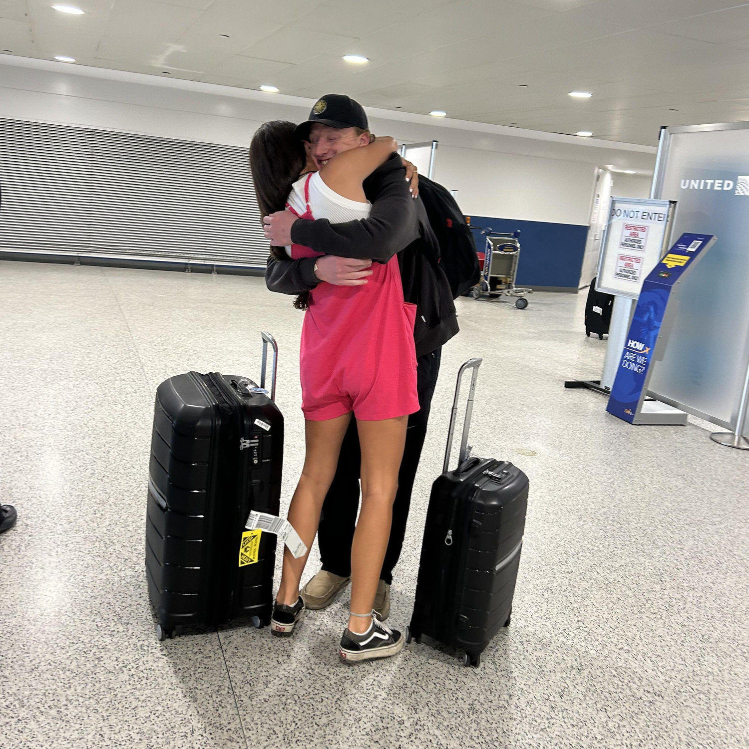 The end of long distance!! Welcoming Frankie back home from Germany. 5 years of long distance is over !!