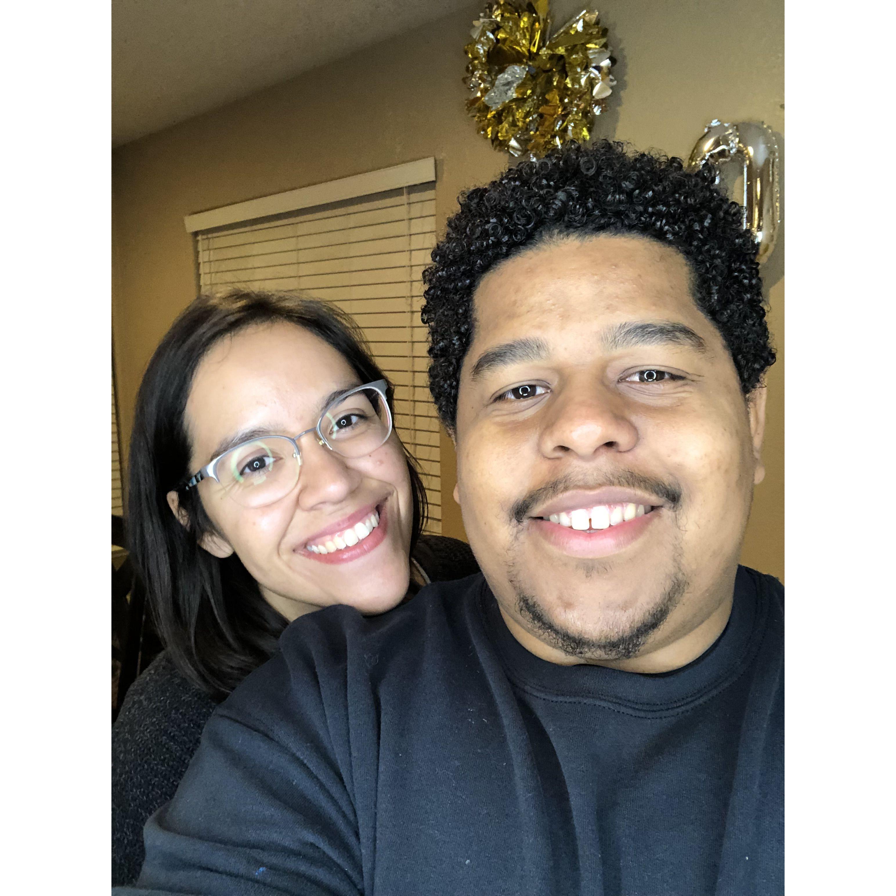 Our first new years together.
