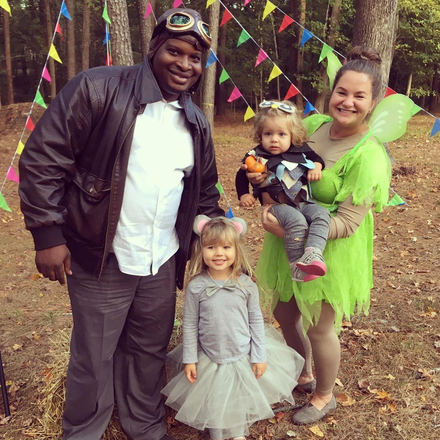 Halloween fun with our nieces