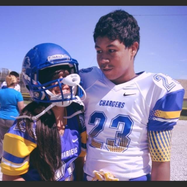 Football game senior year