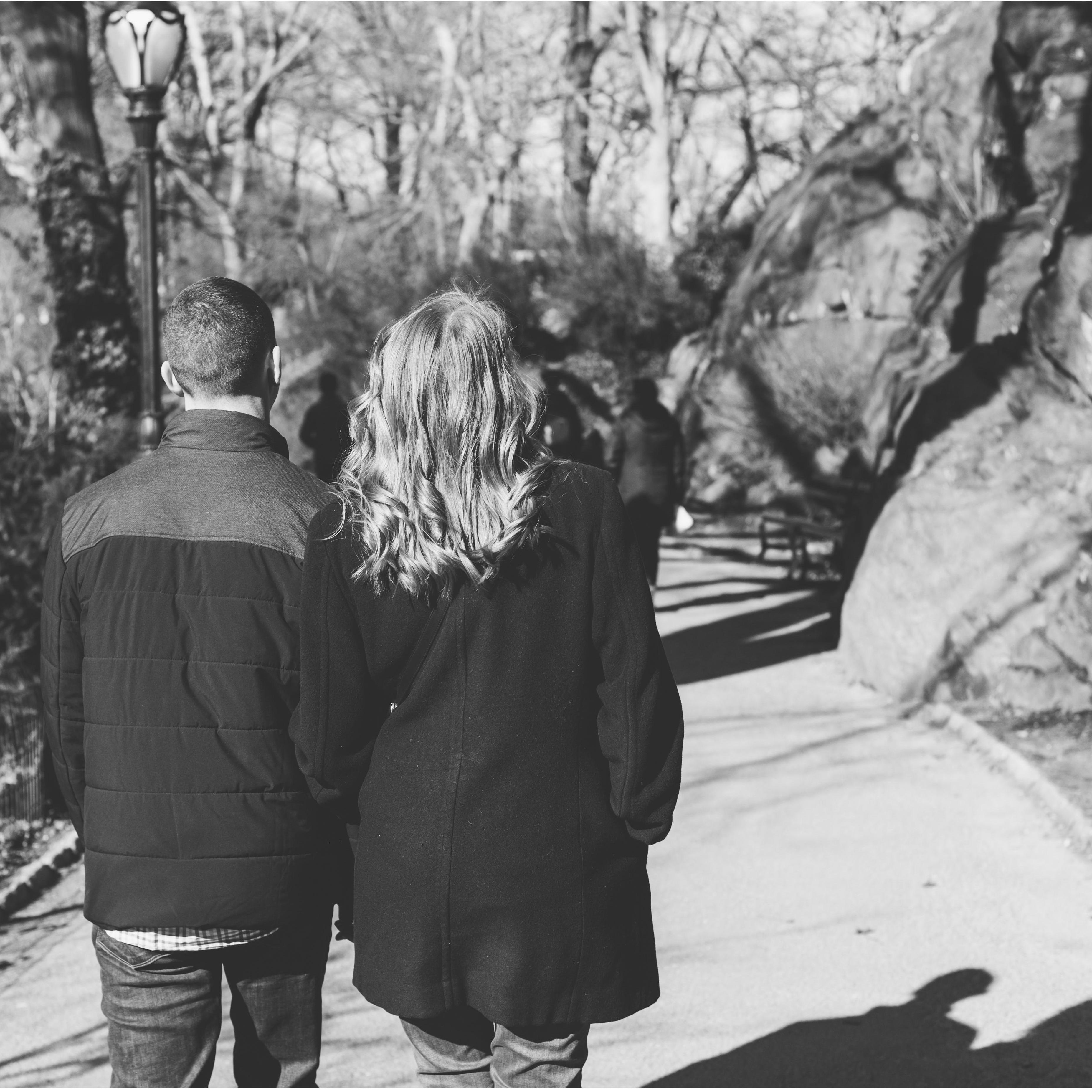 Moments before our proposal in Central Park - 3/7/2020