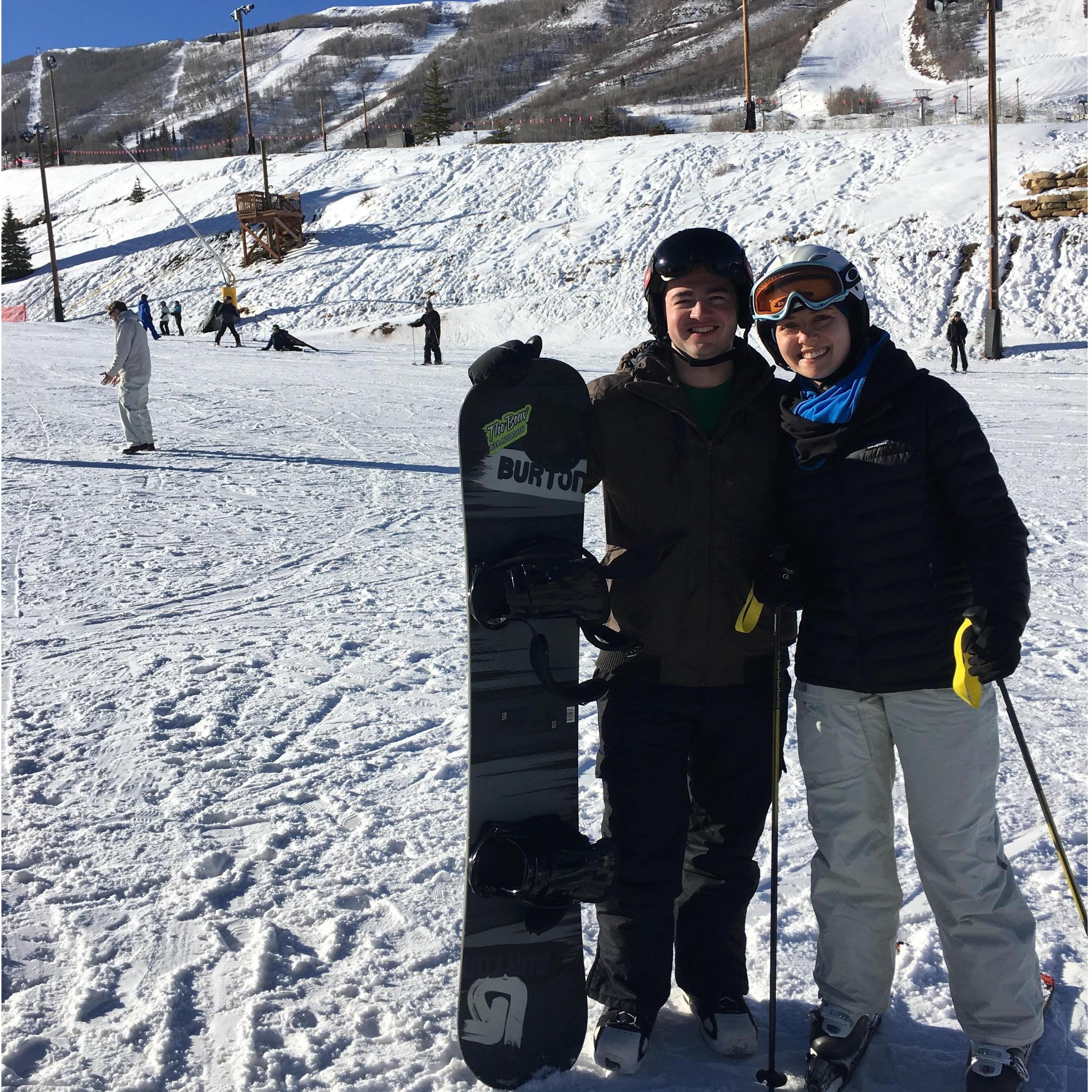 Josie's first... and last... day skiing