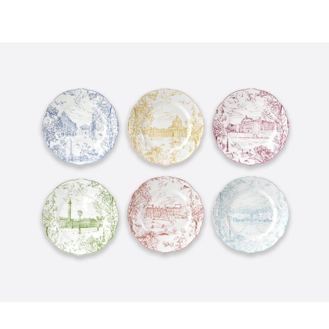 Tout Paris - Assorted Dinner Plates (Set of 6)