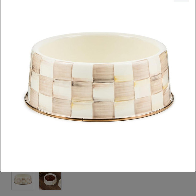 Courtly Check Medium Pet Dish
