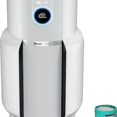 Shark - NeverChange Air Purifier MAX, 5-Year Filter Life, 1400 sq. Ft - White