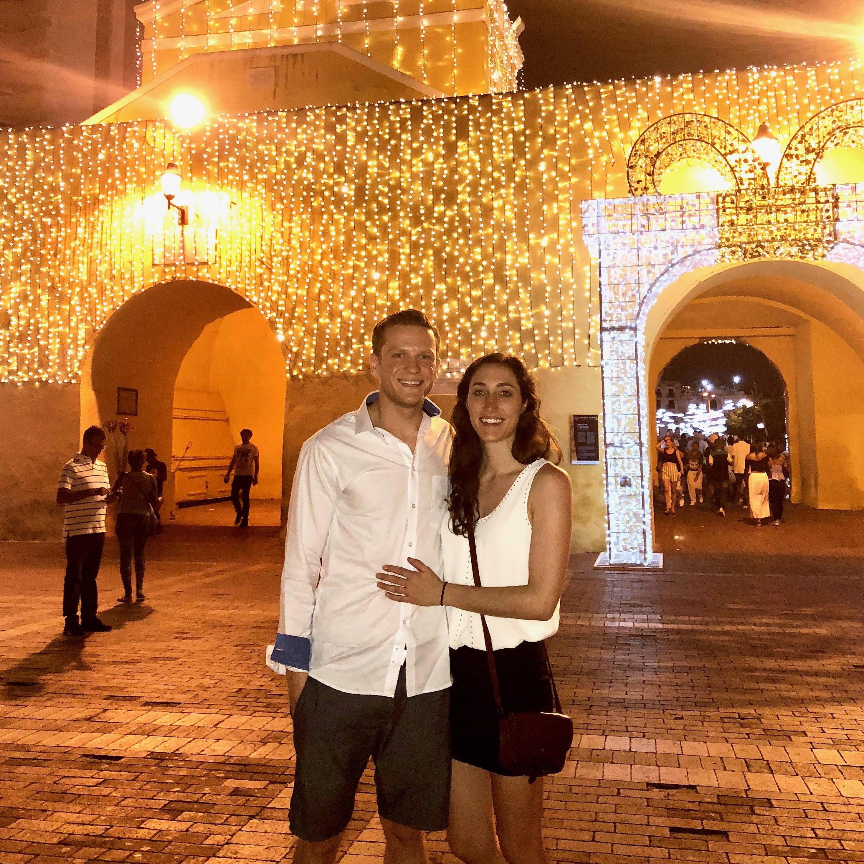 New Year's Eve in Cartagena - not complete without street-swigging aguardiente!