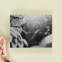 Merick Photo | White | Zola Save The Dates