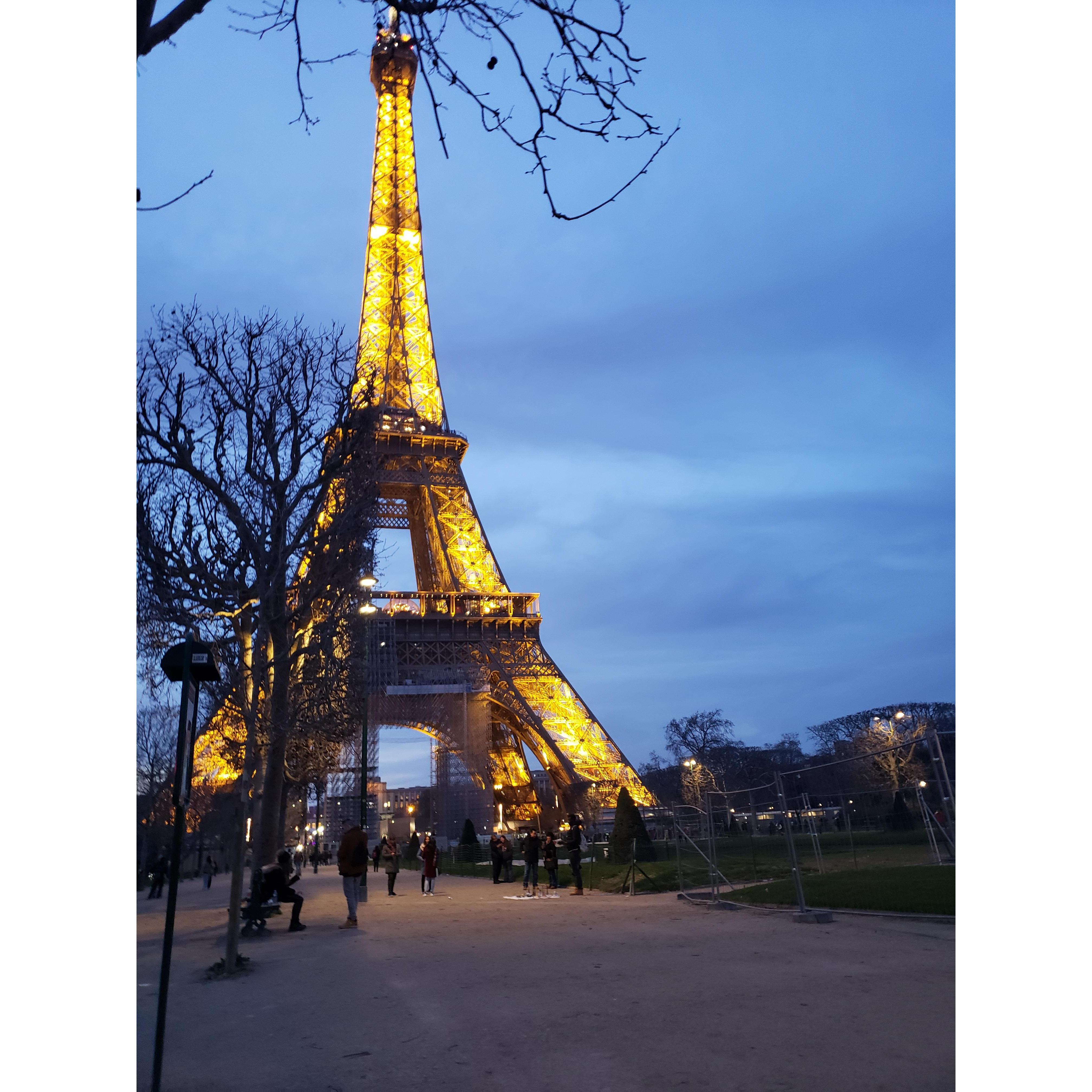 Paris at night