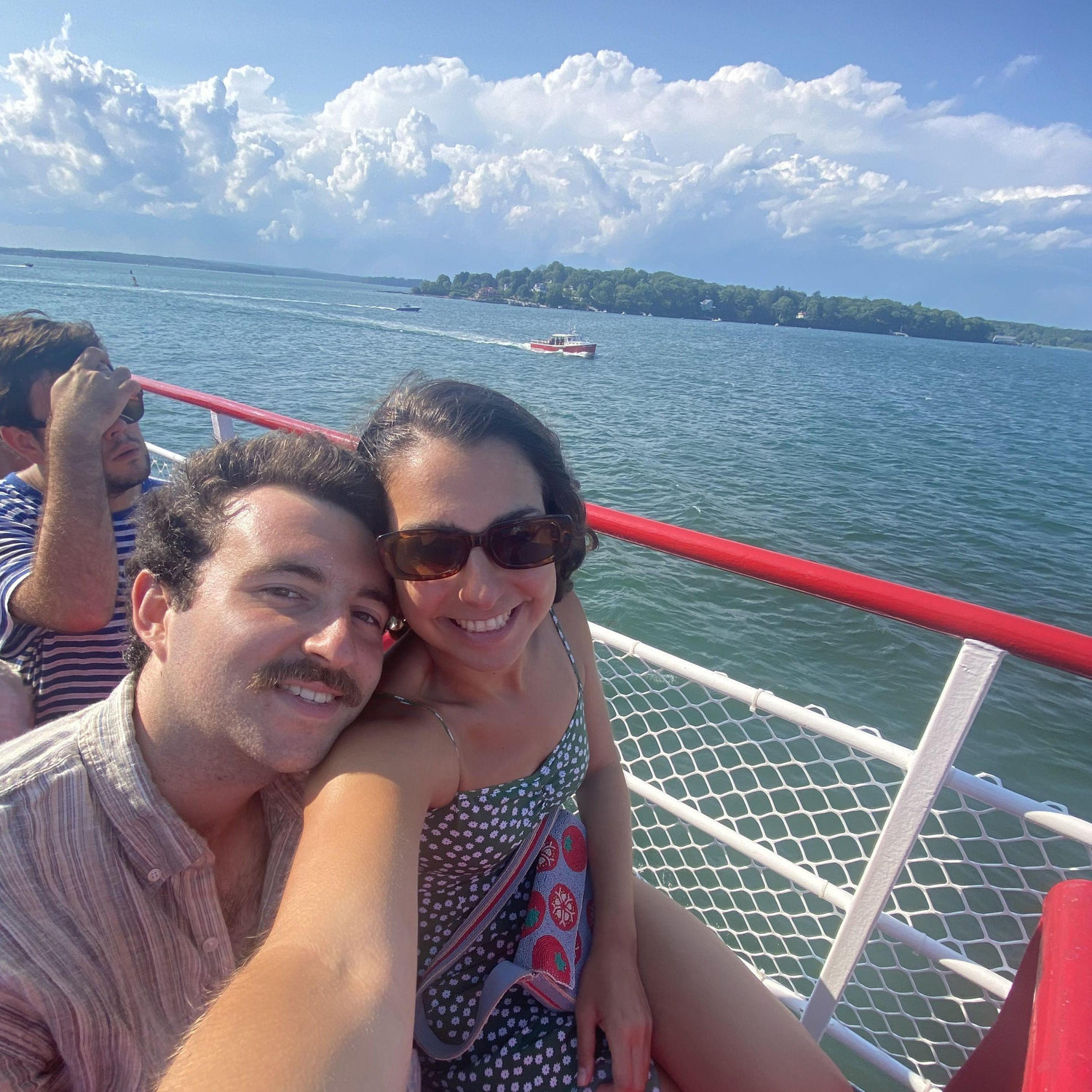 On the ferry to Peaks Island, ME