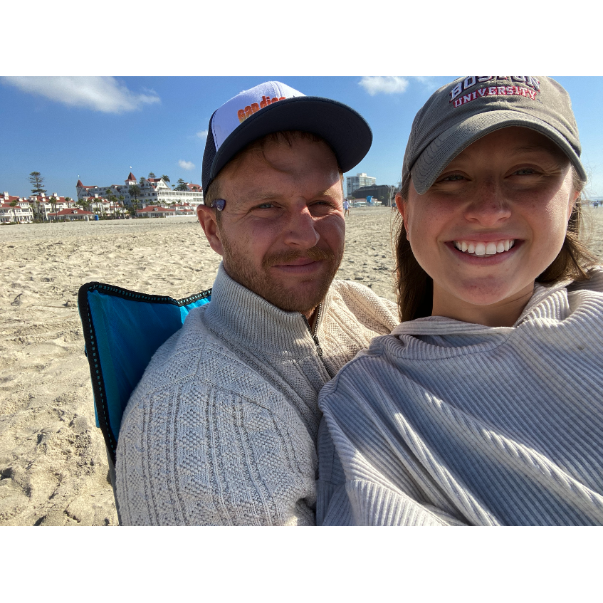 Beach day in Coronado, sometime in 2021