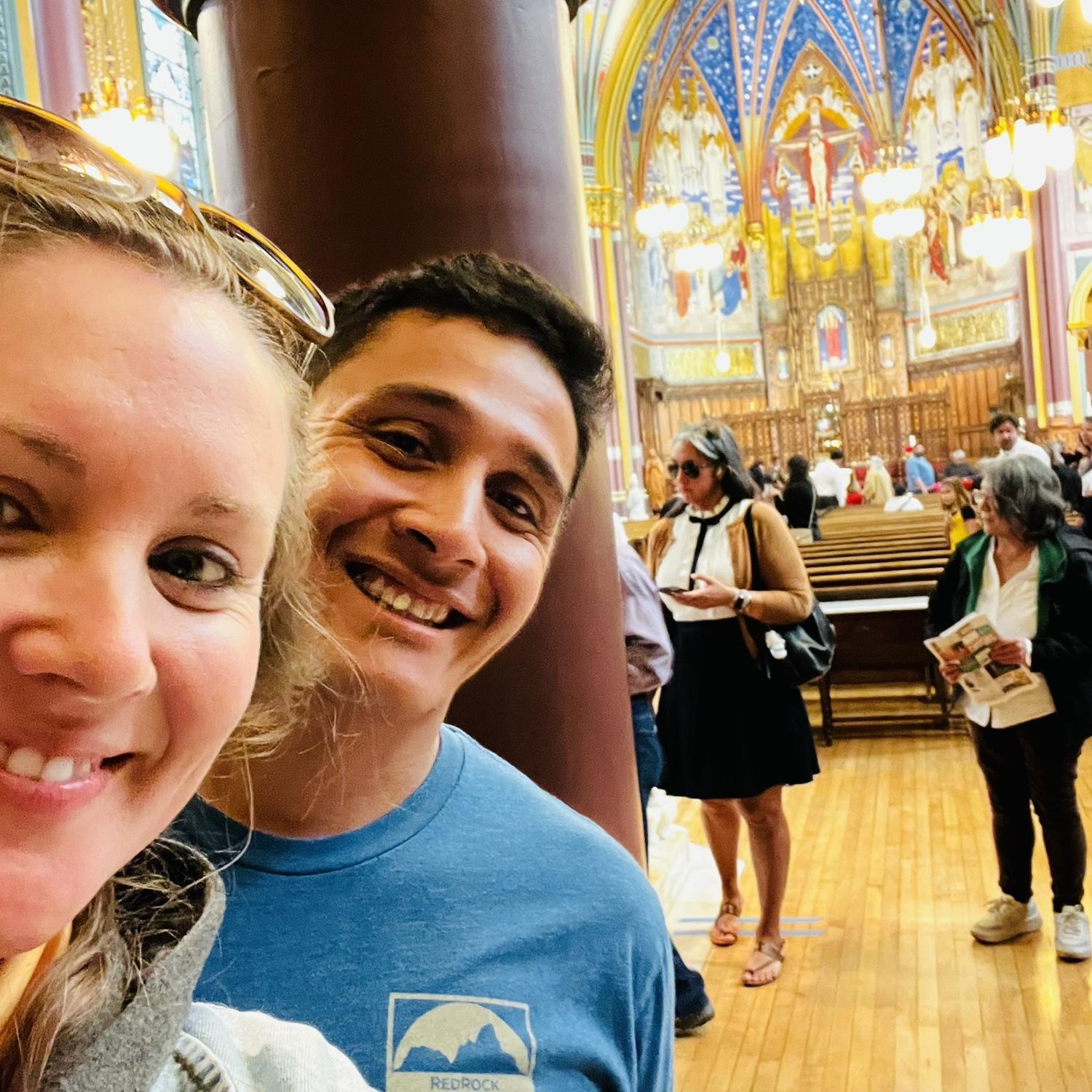 Attended mass at the Catholic cathedral in Salt Lake City, Utah!