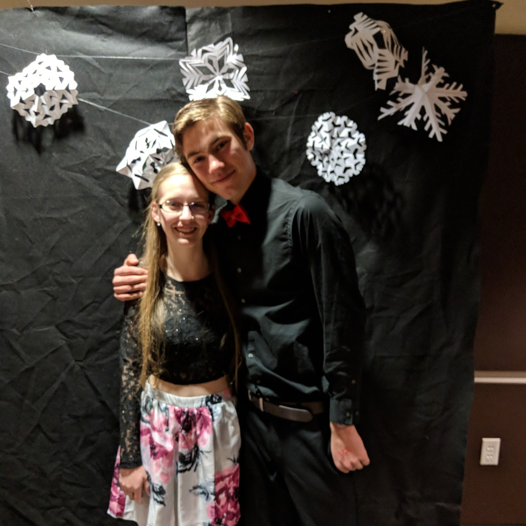 Our first school dance together, TWIRP. (The Woman is Required to Pay)