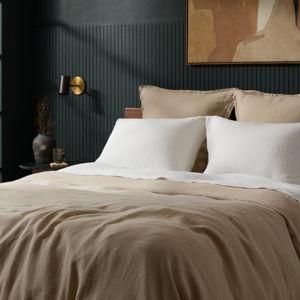 Linen Duvet Cover Queen Toast | Parachute