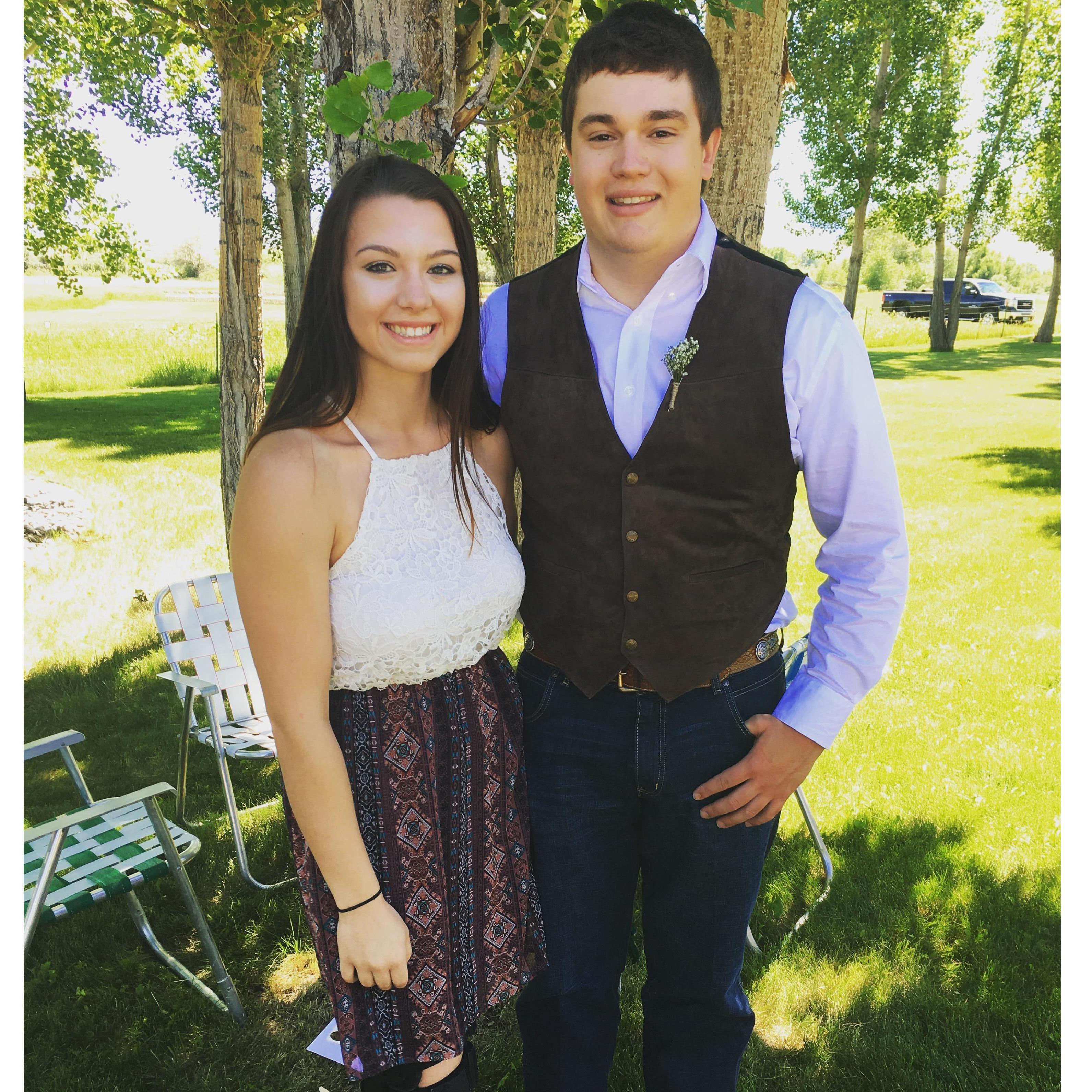 Our very first photo together
