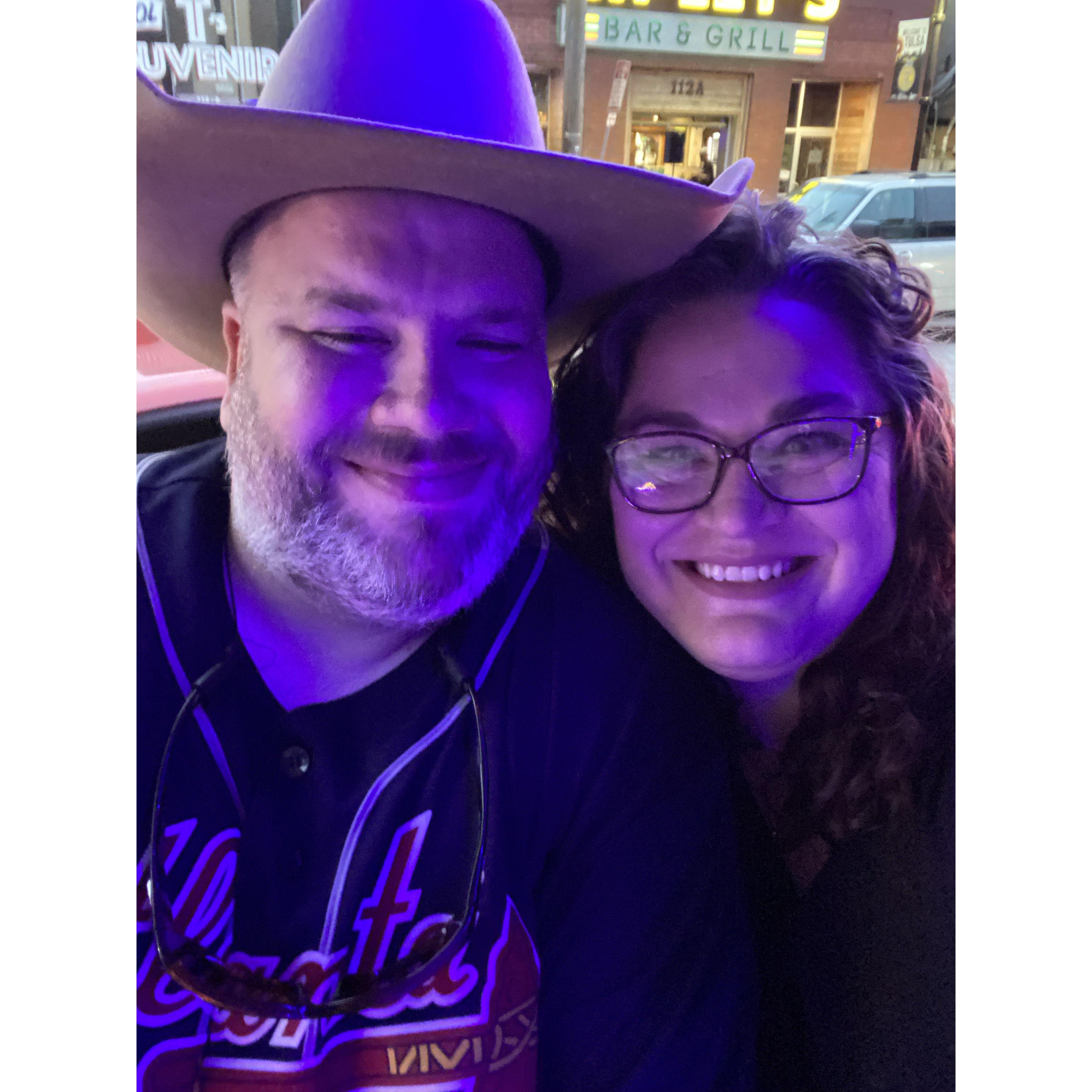 May 11, 2024: On the Bike Bar in downtown Tulsa for Kody's "half" birthday (because there is always a good excuse for Kody to gather his friends together)