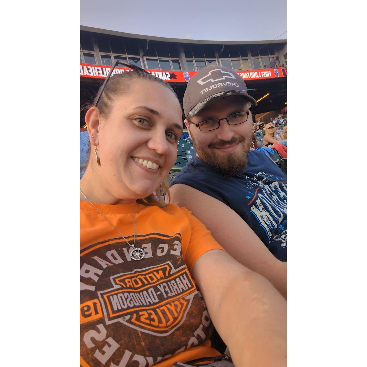 First Lugnuts game of the 2025 season. Rode the bike and had to make it back before the storm. 5.15.25