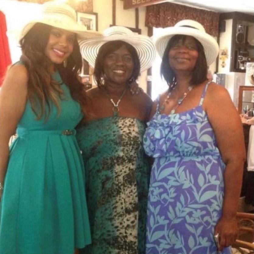 I met these ladies many years ago working at OMB in Orlando. We became and remain close friends. In fact, Sharon (left) is my official wedding planner, and Barbara (middle) is my chapel decorator.