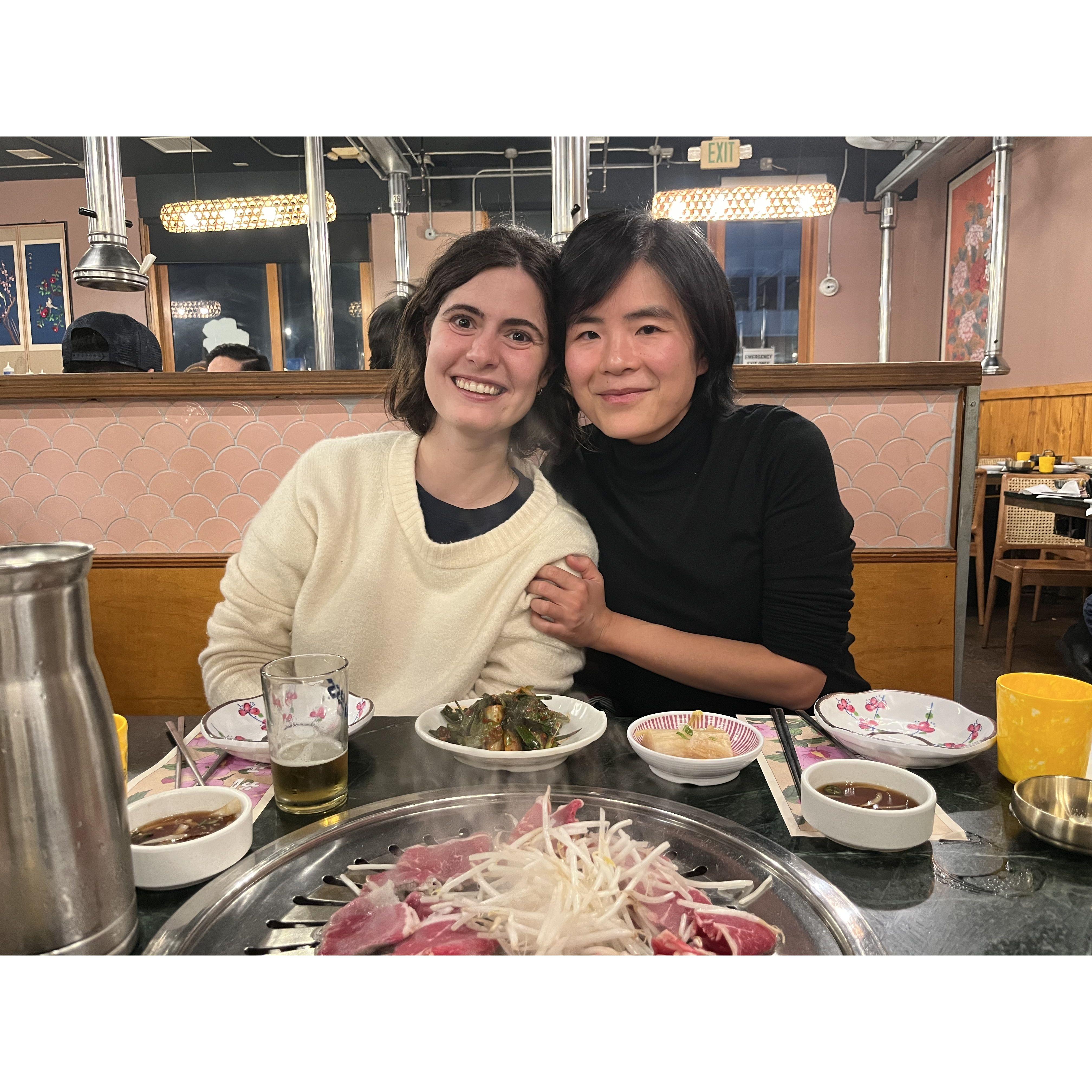 Visiting the famous Korean BBQ place in LA K-town