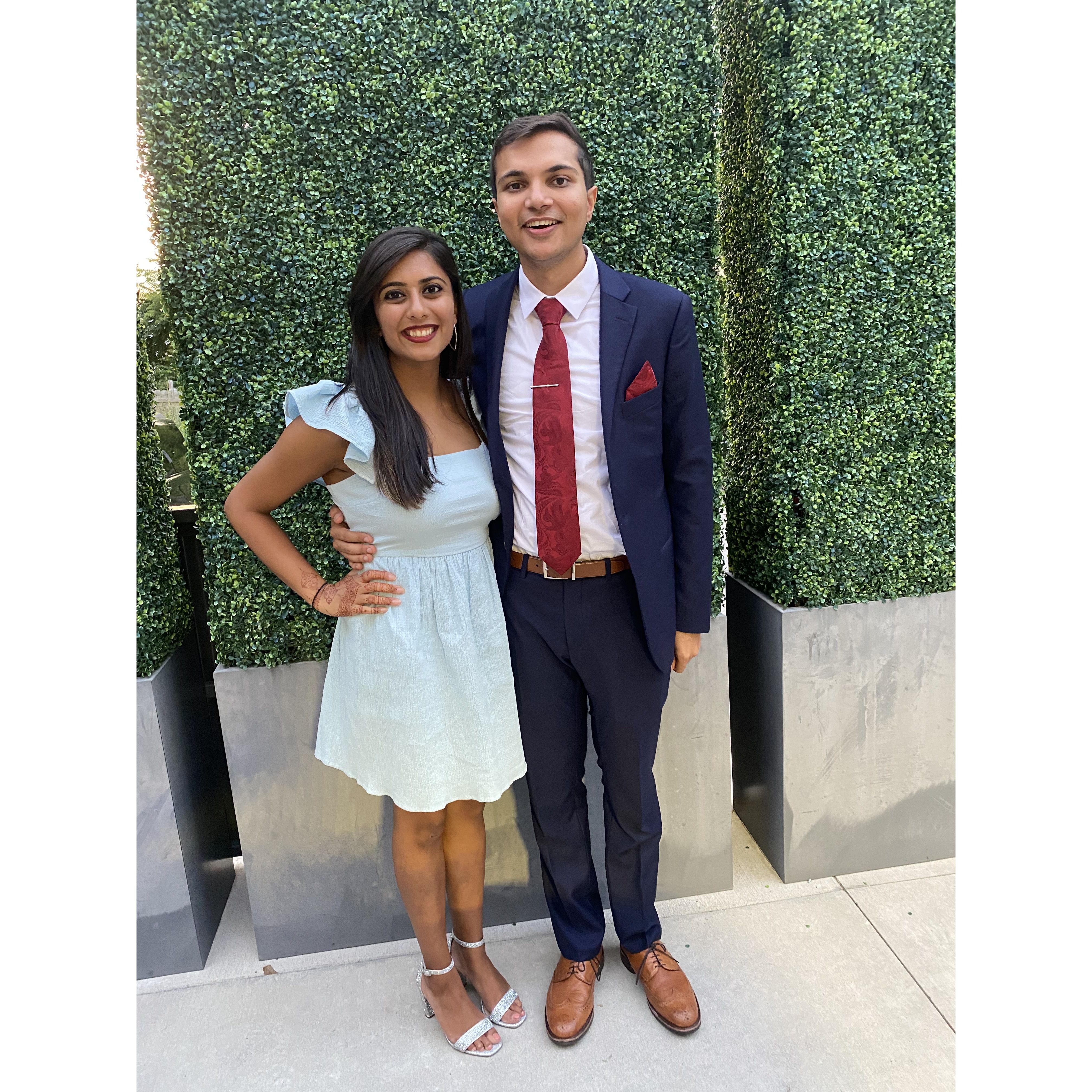 August 2021

More weddings!! Amaan could not smell or taste anything at this wedding due to Covid. YIKES