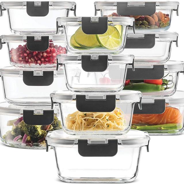 12 Container Food Storage Set (Set of 12)