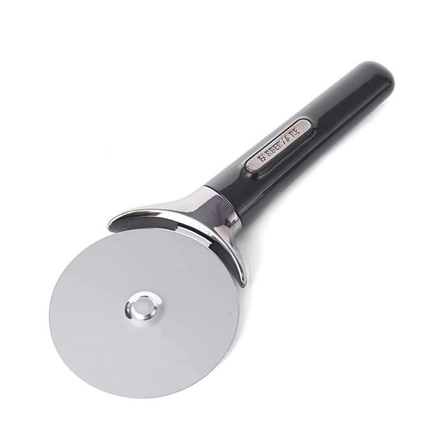 Farberware Professional Stainless Steel Pizza Cutter, 9.37-Inch, Black