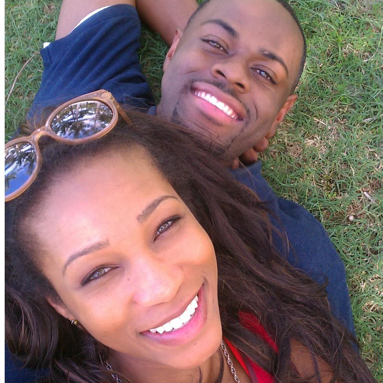 One of our 1st photos together on a date on Lincoln Road in Miami. We always said it looked like an engagement photo shoot. Well here we are. Honey we made it!