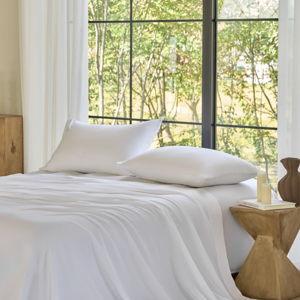 AiryWeight Eucalyptus Sheet Set - King - Ivory - Without Flat Sheet