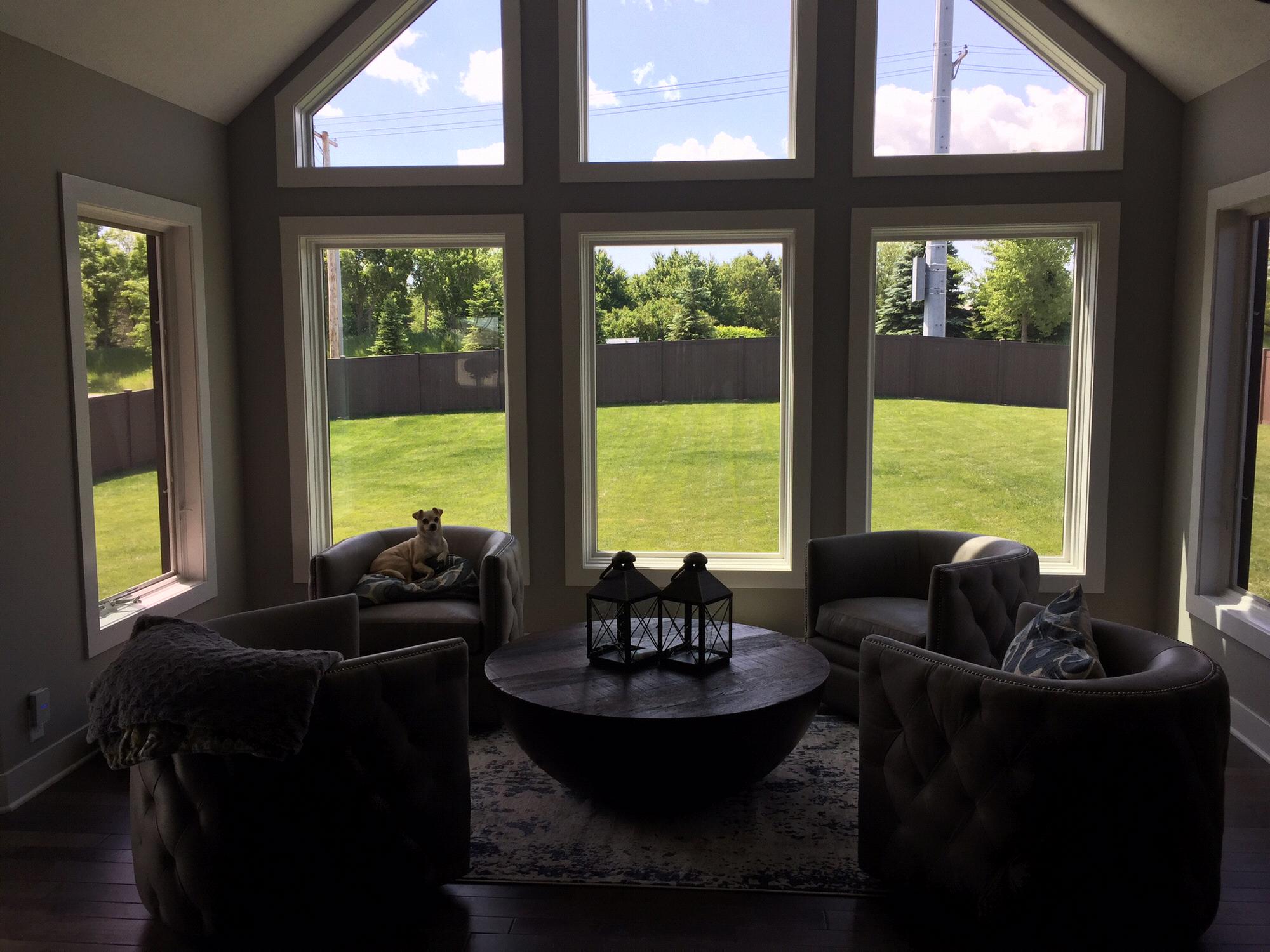 Designing this sitting area in our new home- by far best idea