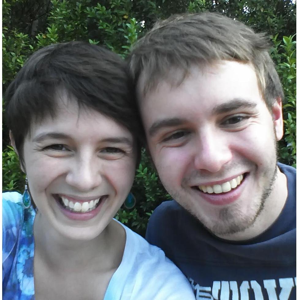 One of the first pictures Daniel and Sally took as a couple. They haven't changed too much since then, still "young" and in love.