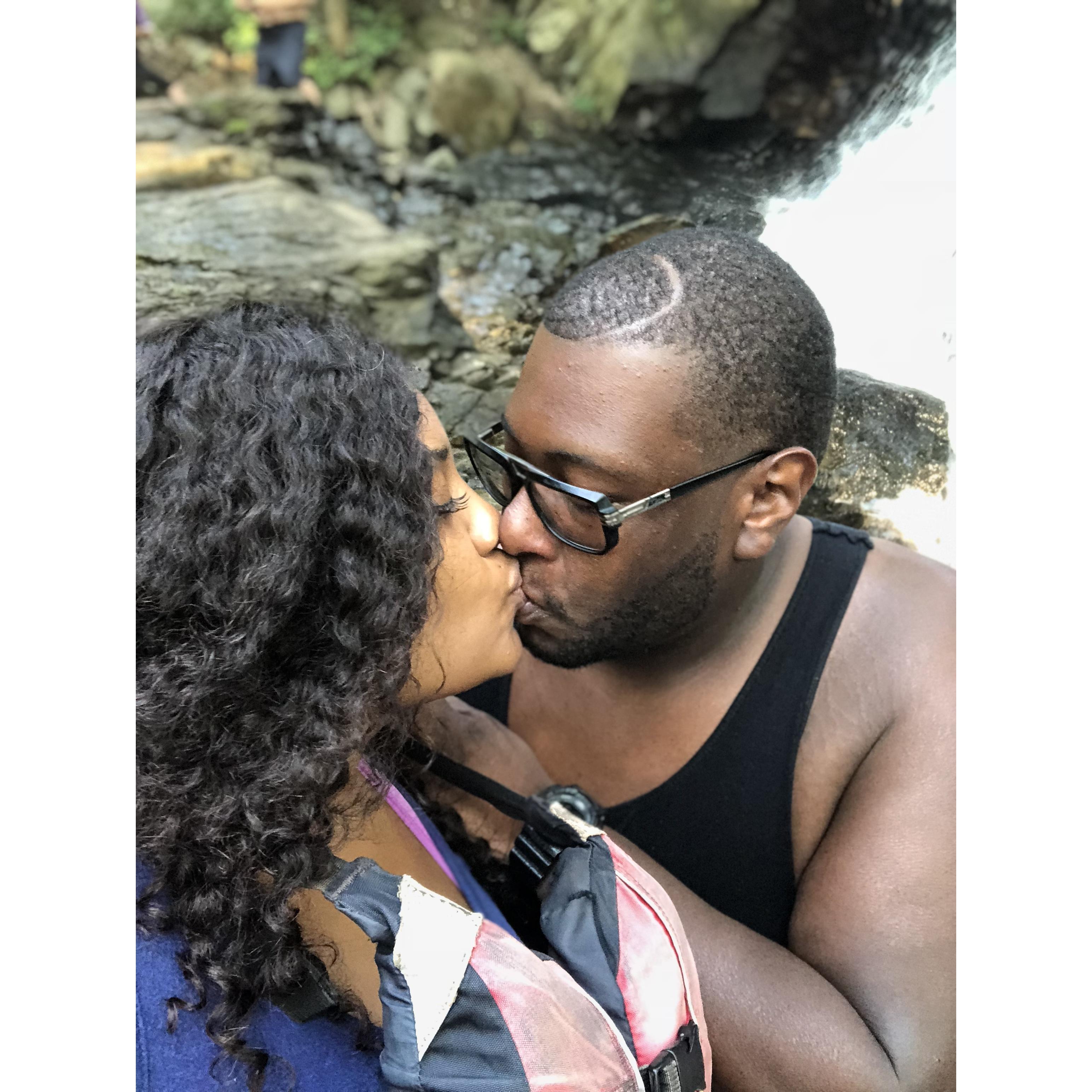 Our first white water rafting trip