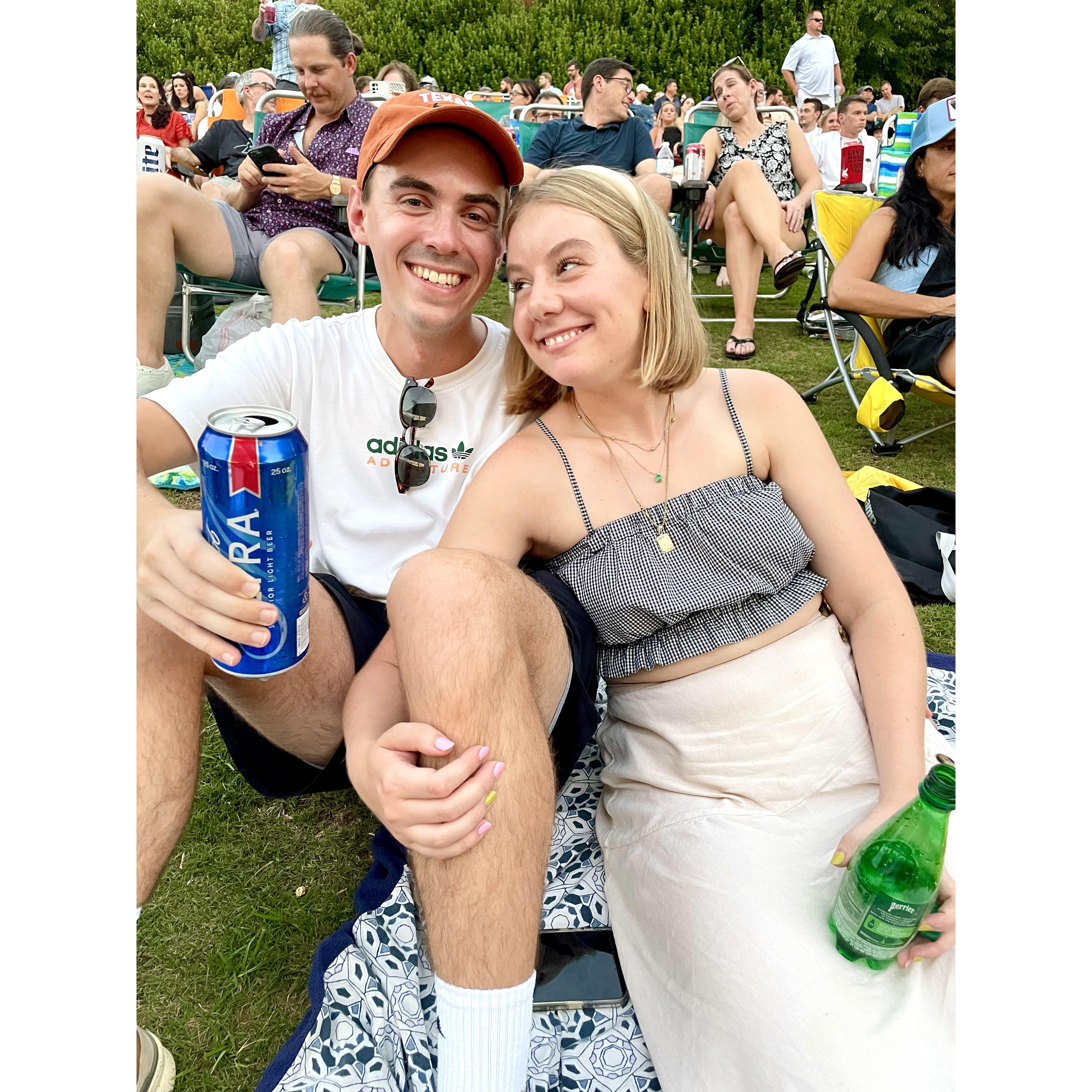 Where we decided on our first dance song!