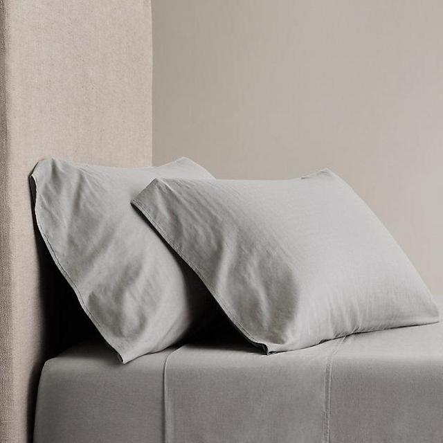 Ultra-Fine Lightweight Cotton Sheet Set, Size Queen, Color Fog