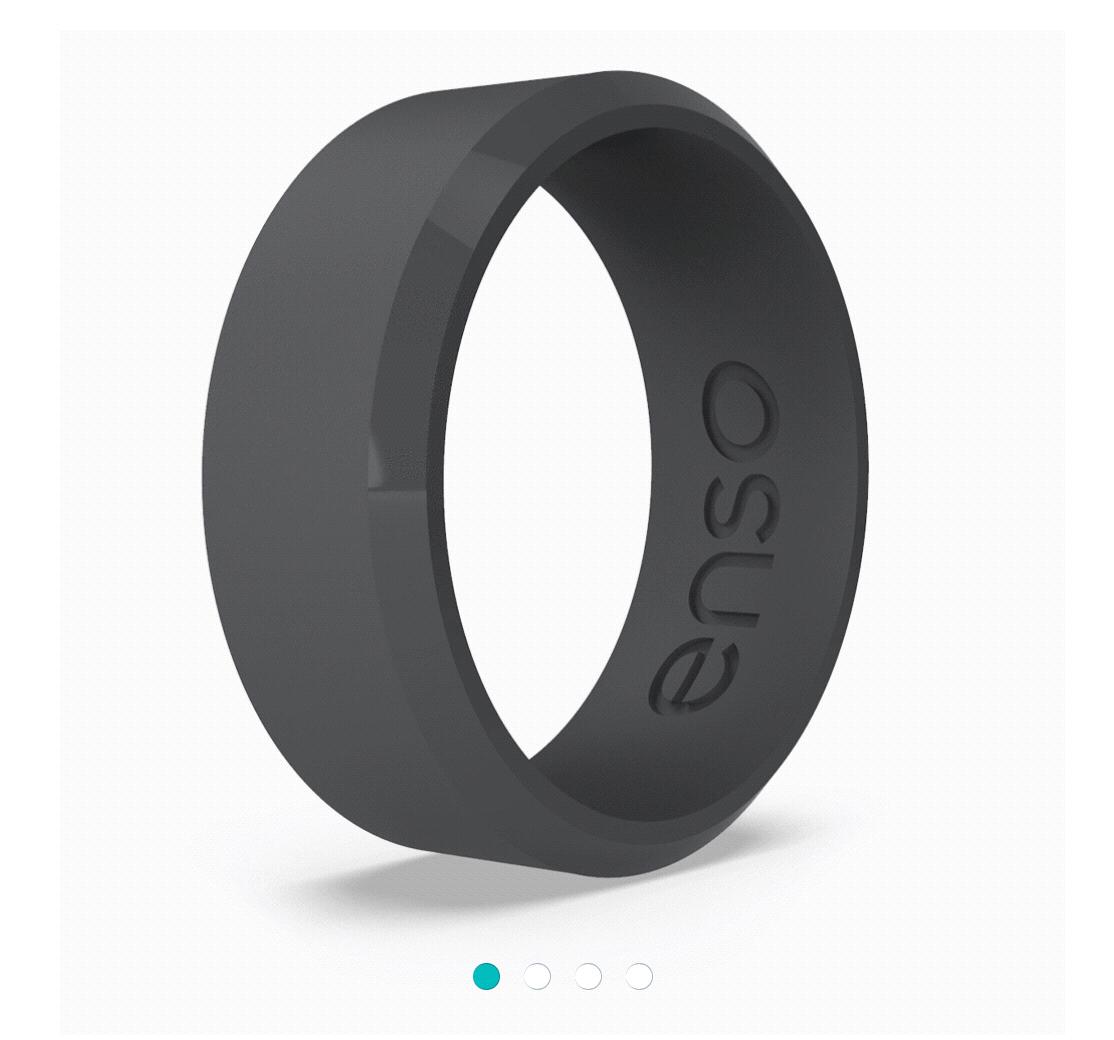 Classic Bevel Silicone Ring