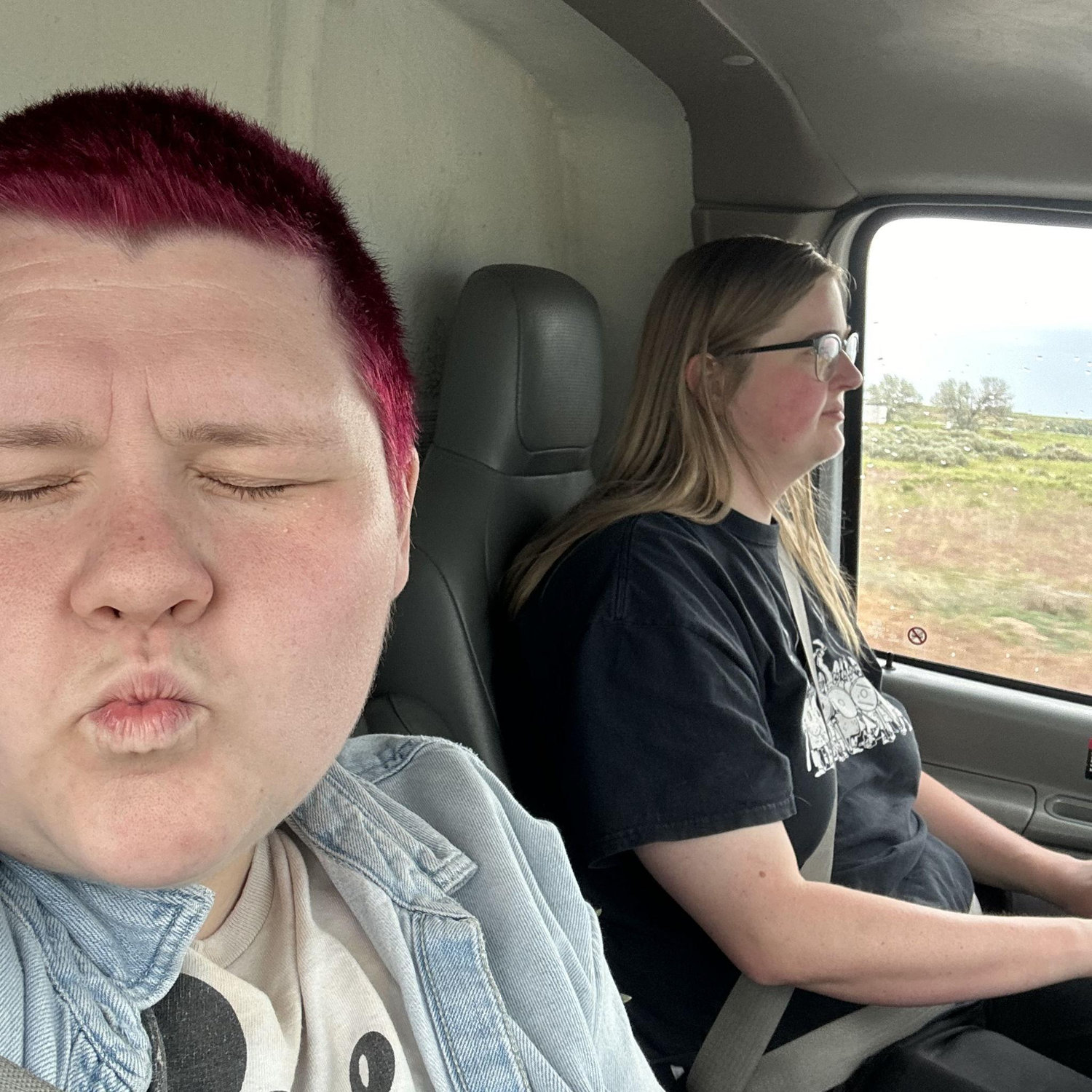 This u-haul adventure was to help Josie, Michael, and Seamus move from Montana back to California. Now the Brides can visit their nephew Seamus more often!