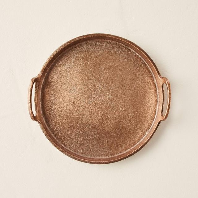 7" Round Metal Catchall Tray Antique Copper - Hearth & Hand™ with Magnolia